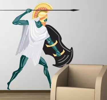 Sticker personnage mythologie Zeus - TenStickers