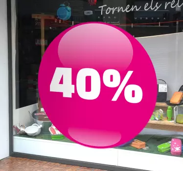 Sticker personnalisable soldes - TenStickers