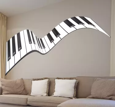 Sticker piano - TenStickers
