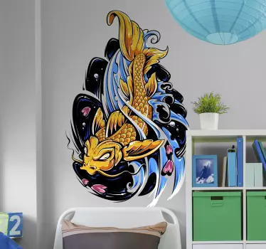 Sticker poisson Koi - TenStickers