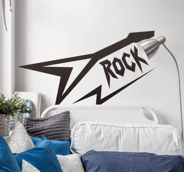 Sticker rock style années 80 - TenStickers
