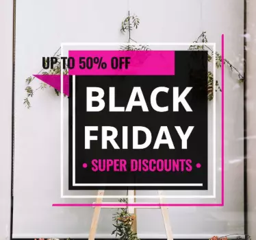 Sticker soldes affichage promotionnel impactant - TenStickers