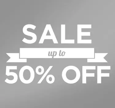 Sticker soldes étiquette autocollante personnalisée au royaume-un - TenStickers