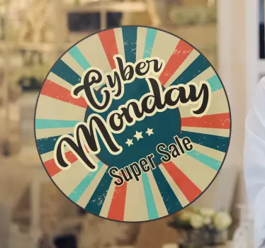 Sticker soldes panneau de vente en ligne - TenStickers