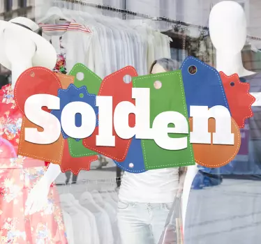 Autocollant Soldes solden étiquettes - TenStickers