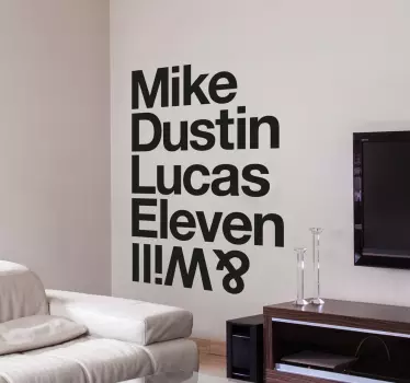 Sticker style stranger things - TenStickers