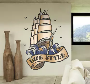 Sticker tattoo life style - TenStickers