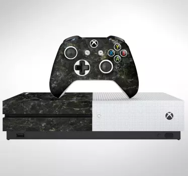 Sticker xbox effet marbre noir - TenStickers