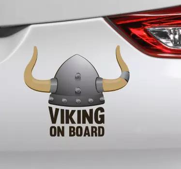 Autocollant bébé à bord viking - TenStickers