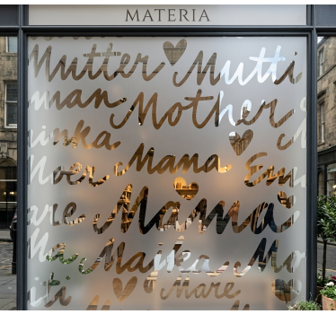 Sticker vitrine concepts maternels - TenStickers