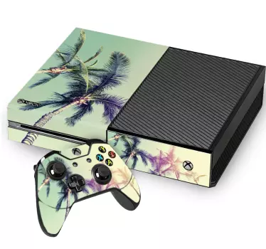 Sticker Xbox ambiance palmier - TenStickers