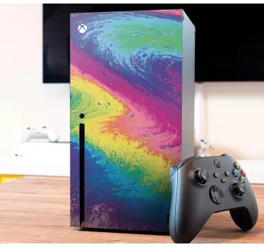 Sticker xbox housse de console colorée - TenStickers