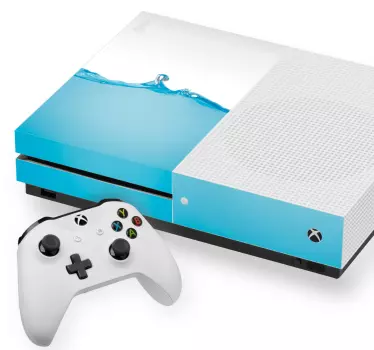 Sticker xbox effet goutte d'eau - TenStickers