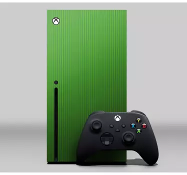 Sticker xbox peau verte console - TenStickers