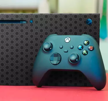 Sticker xbox structure en nid d'abeille - TenStickers