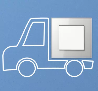Stickers de couvercle de commutateur d'éclairage de camion - TenStickers