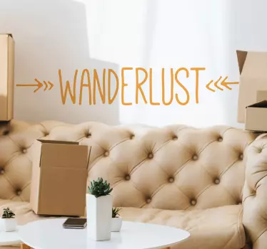 Sticker Maison Wanderlust Simple - TenStickers