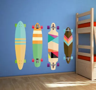 Stickers skateboard - TenStickers