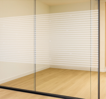 Vitrophanie motif de lignes fines - TenStickers
