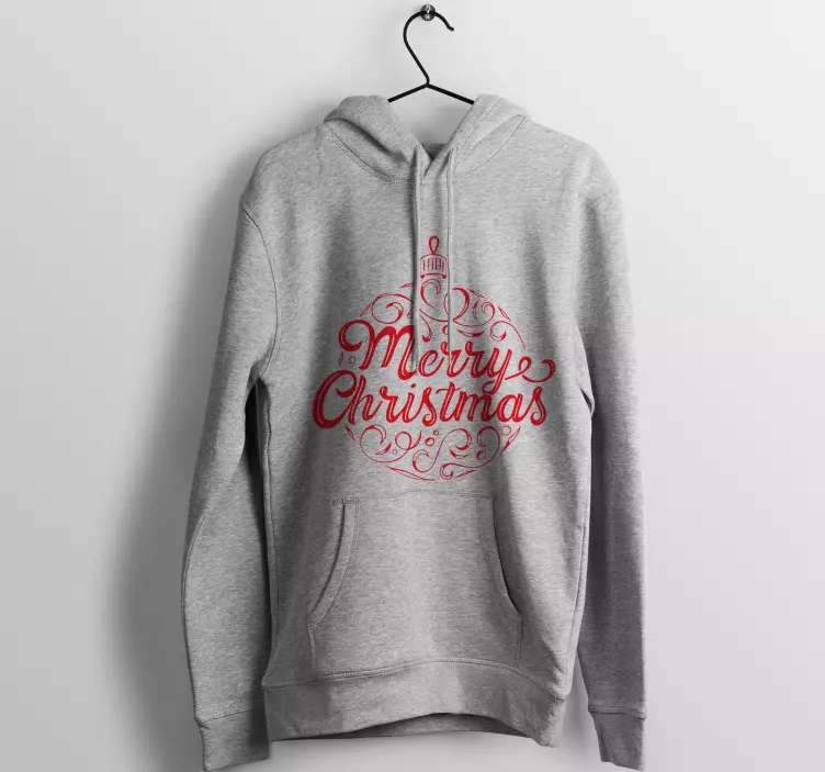 Sweat-shirt de Noël motif Merry Christmas - TenStickers