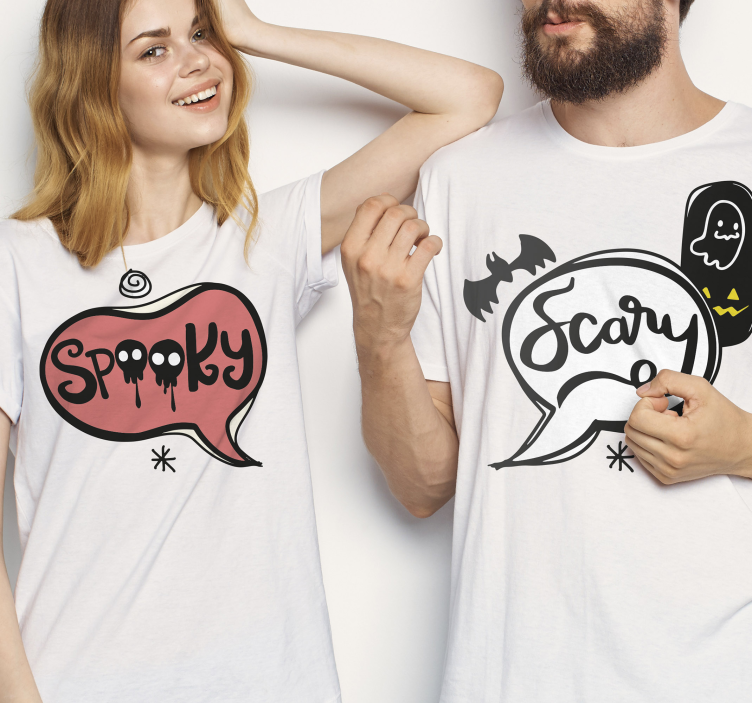 T-shirt Halloween dessins effrayants et effrayants - TenStickers