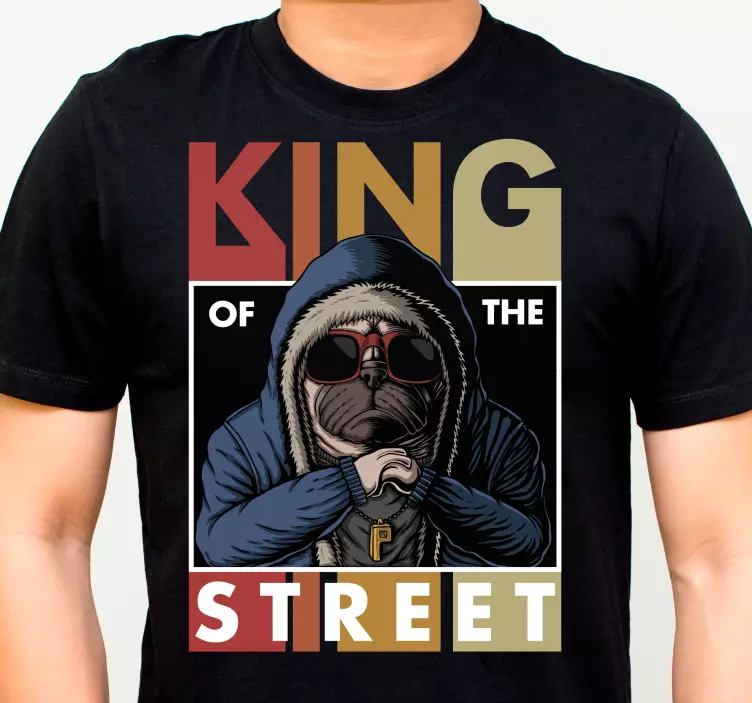 T-shirt streetwear roi carlin - TenStickers