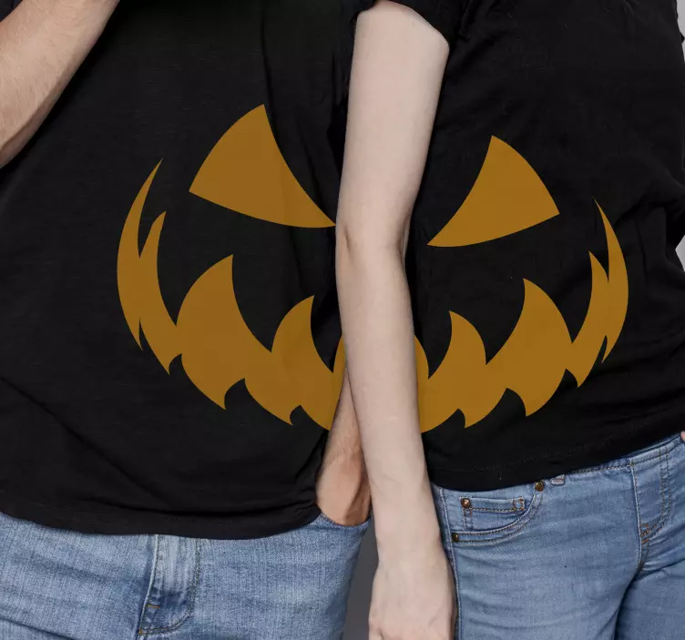 T shirt couple halloween t-shirt d'halloween - TenStickers