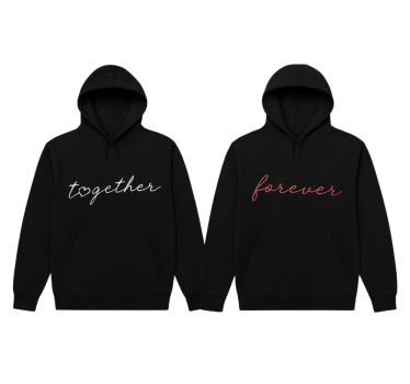 Sweat couple ensemble pour toujours - TenStickers
