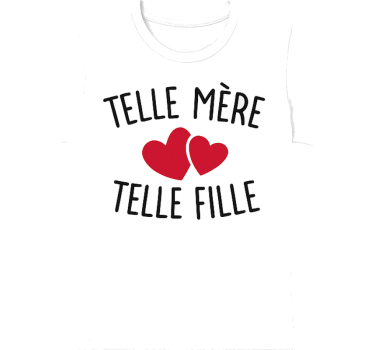 Tee-shirt mère et fille comme deux gouttes d'eau - TenStickers