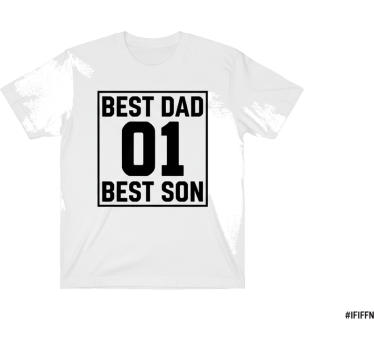 T-shirt père et fils ensemble de numéros - TenStickers