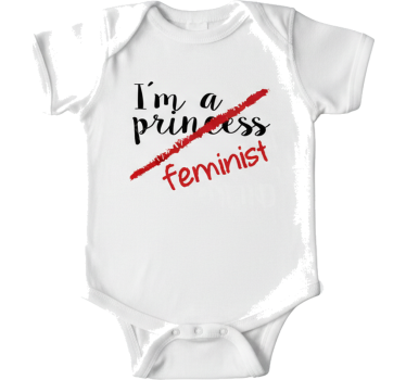 T-shirt bébé texte graphique féministe moderne - TenStickers