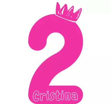 T-shirt d'anniversaire pour garçon ou fille - TenStickers