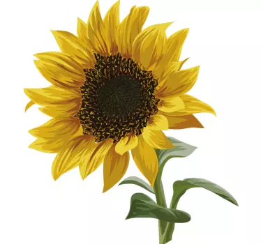 T-shirt beauté Épanouie de tournesol - TenStickers