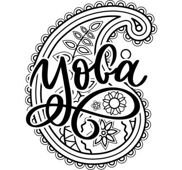 T-shirt style Élégant inspiré du yoga - TenStickers