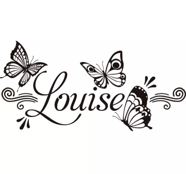 T-shirt personnalisé papillons et louise - TenStickers