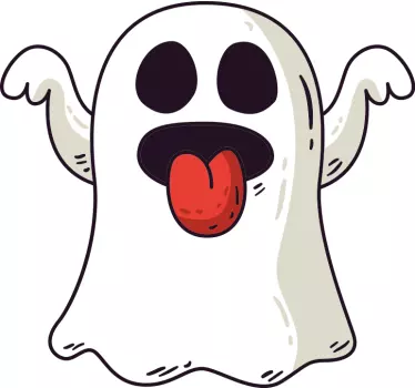 tee shirt halloween Fantômes d'halloween volant - TenStickers