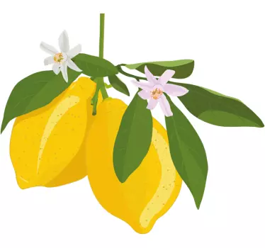 T-shirt délice de fleurs de citron - TenStickers