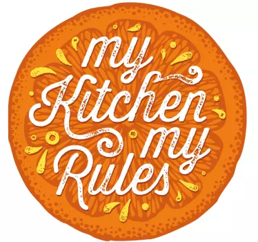 T-shirt règles de la cuisine - TenStickers