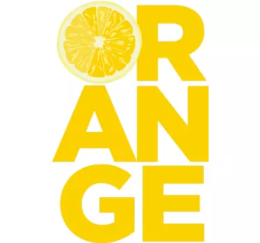 T-shirt message citron Éclatant - TenStickers