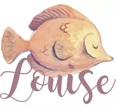 T-shirt personnalisé thème de poissons mignons - TenStickers
