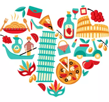 T-shirt personnalisé célébration de l'amour de la nourriture - TenStickers