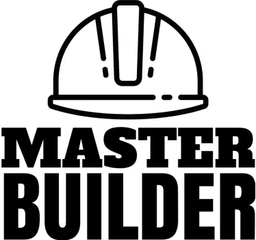 T-shirt vêtements de maître bâtisseur - TenStickers