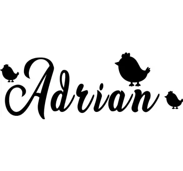 T-shirt personnalisé design oiseau personnalisé - TenStickers