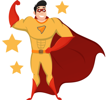 T-shirt père et fils conception de super-héros - TenStickers