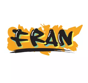 T-shirt personnalisé style graffiti jeune - TenStickers