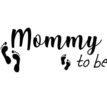 Tee-shirt mère et fille empreintes de pieds - TenStickers