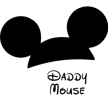 T-shirt père et fils papa et petite souris - TenStickers