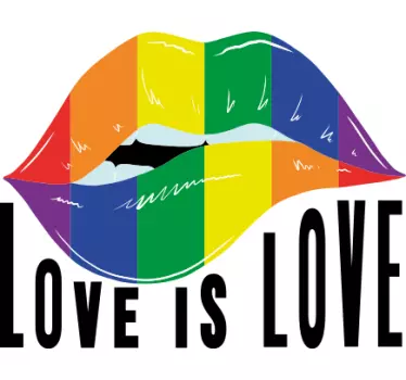 T-shirt personnalisé déclaration d'amour colorée - TenStickers
