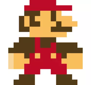 T-shirt vêtements de personnages pixélisés - TenStickers