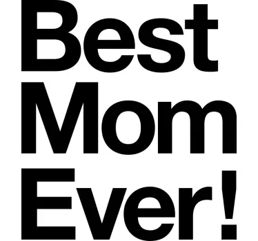 T shirt fete des meres Camiseta la mejor madre del mundo - TenStickers